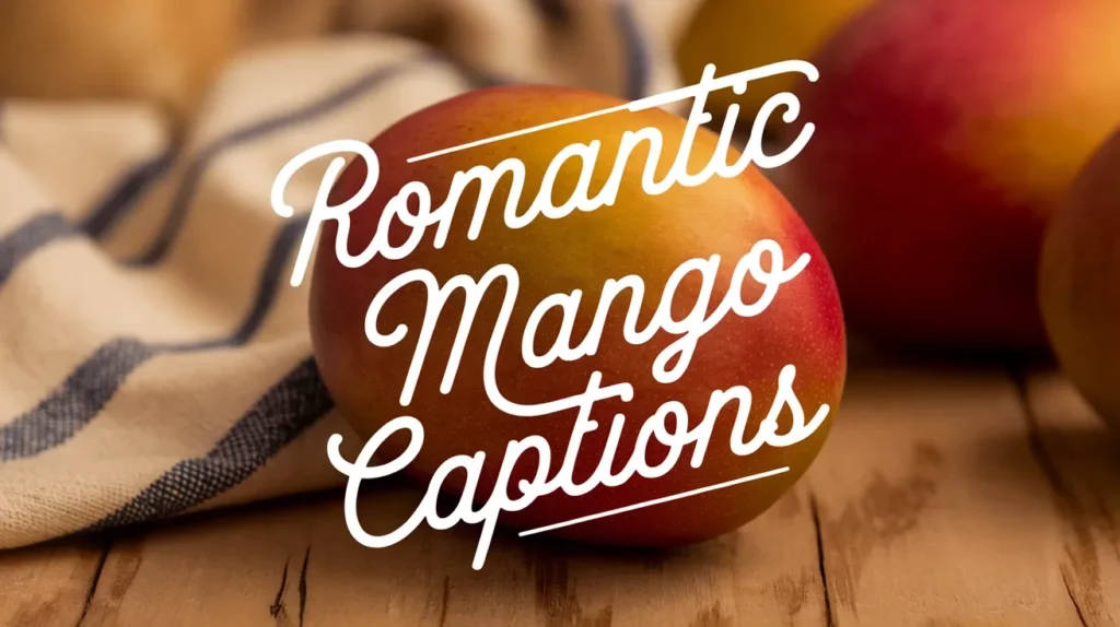 Romantic Mango Captions