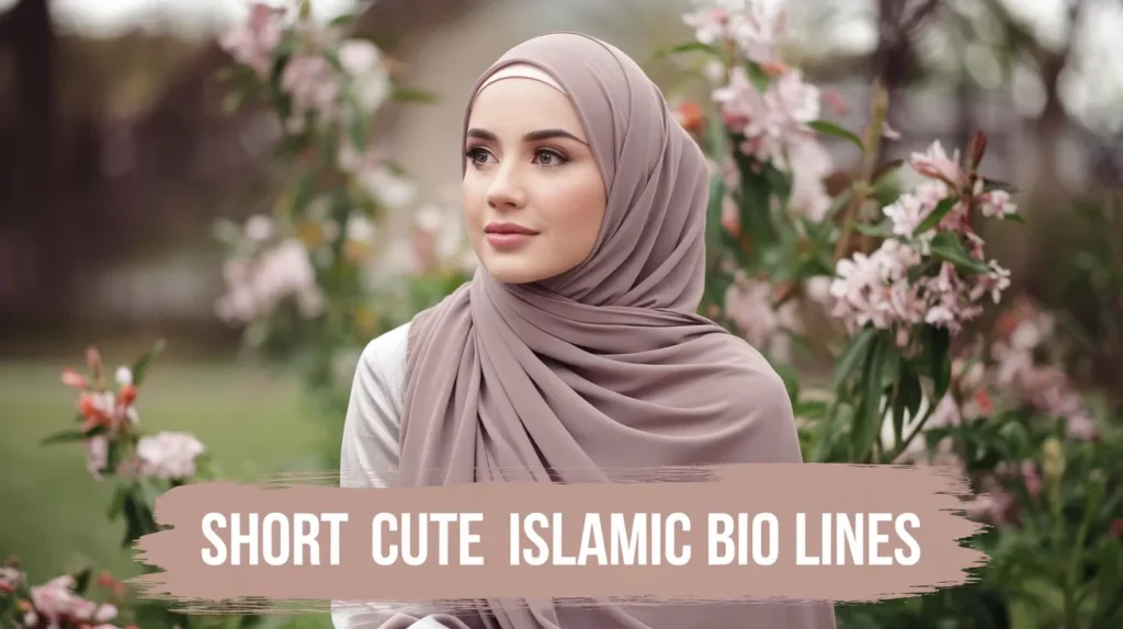 Short Cute Islamic Bio Lines