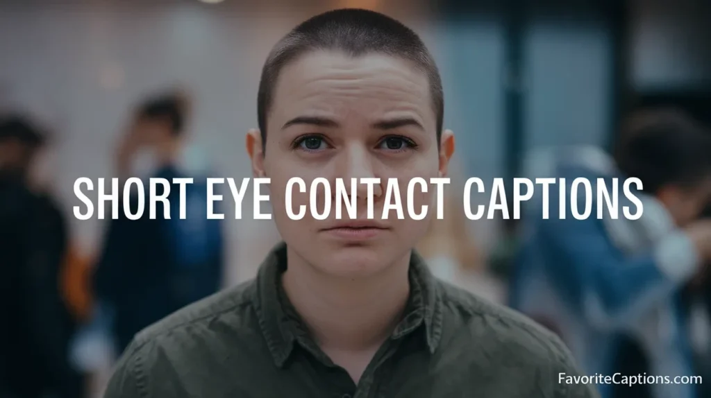 Short Eye Contact Captions