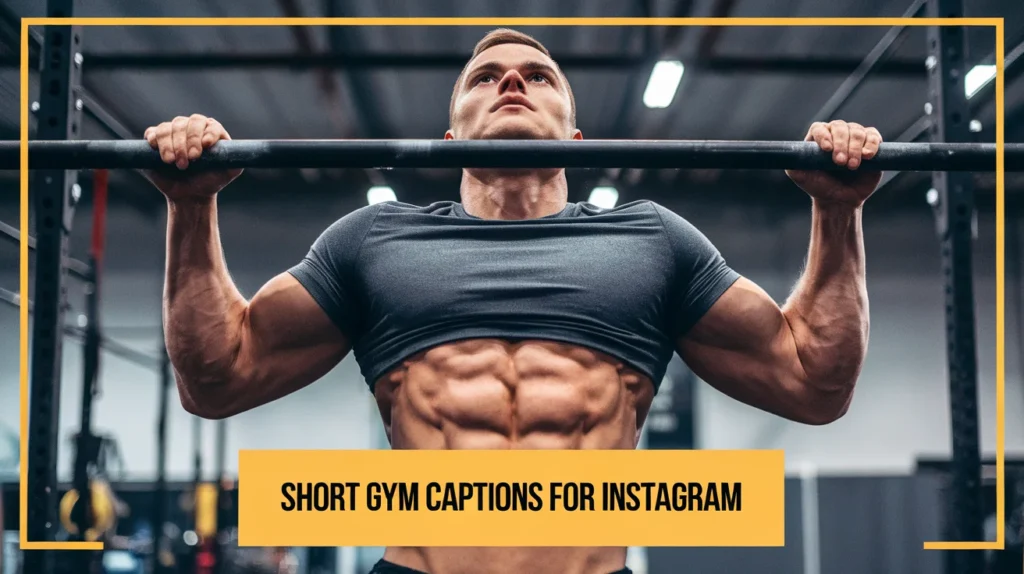 Short Gym Captions for Instagram