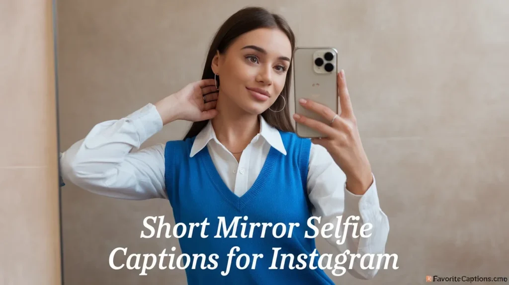 Short Mirror Selfie Captions for Instagram