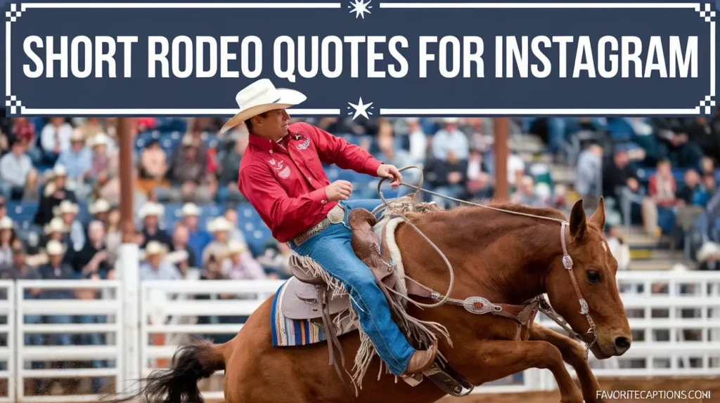 Short Rodeo Quotes for Instagram