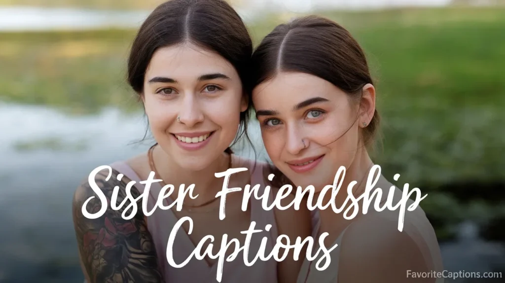 Sister Friendship Captions