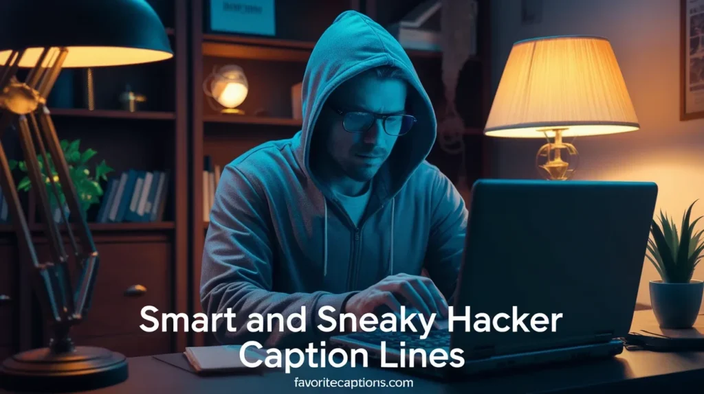 Smart and Sneaky Hacker Caption Lines