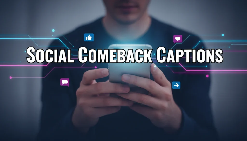 Social Comeback Captions