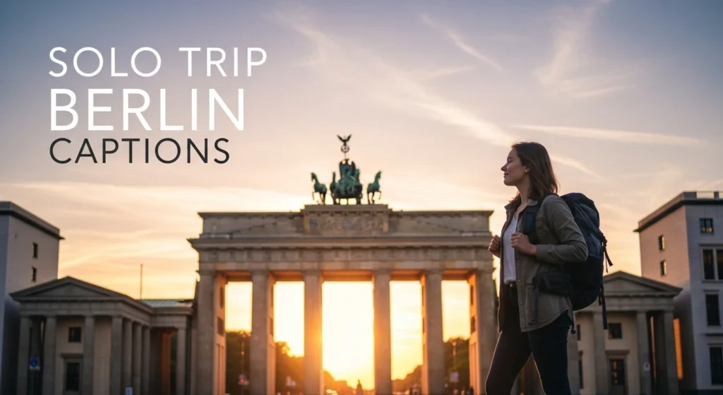 Solo Trip Berlin Captions