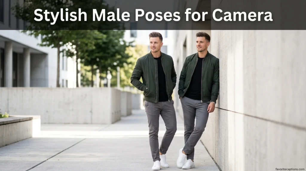 Stylish Male Poses for Camera
