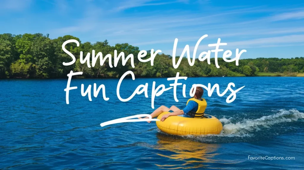 Summer Water Fun Captions