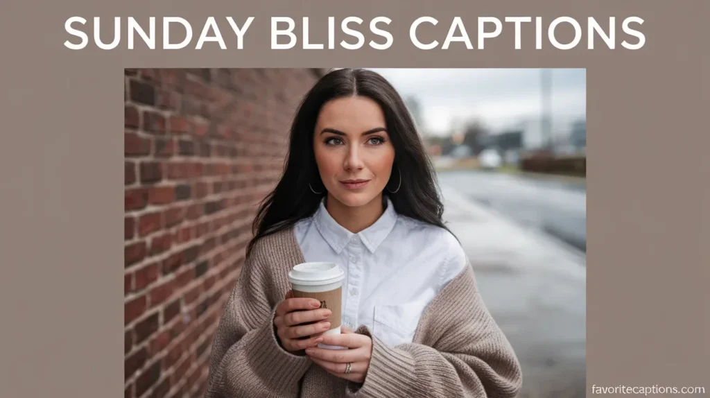 Sunday Bliss Captions