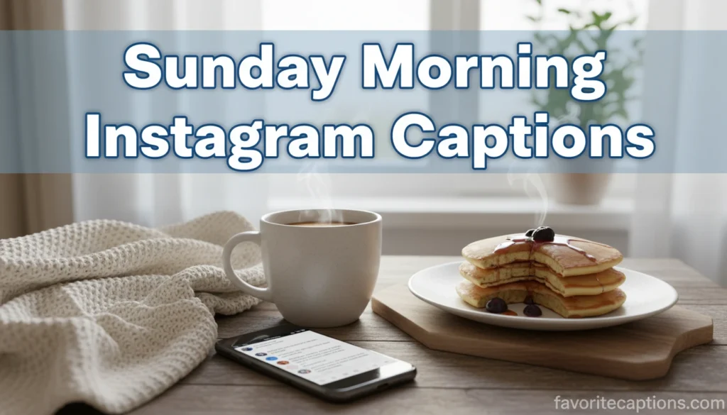 Sunday Morning Instagram Captions