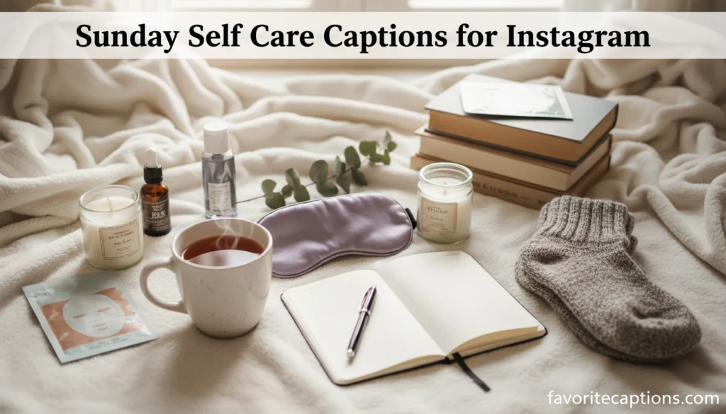 Sunday Self Care Captions for Instagram