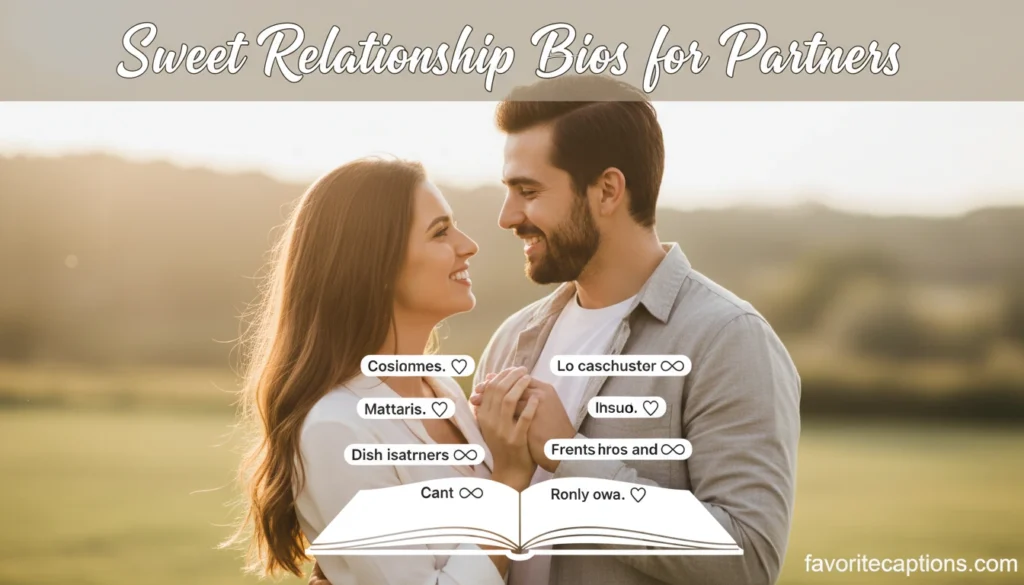 Sweet Relationship Bios for Partners