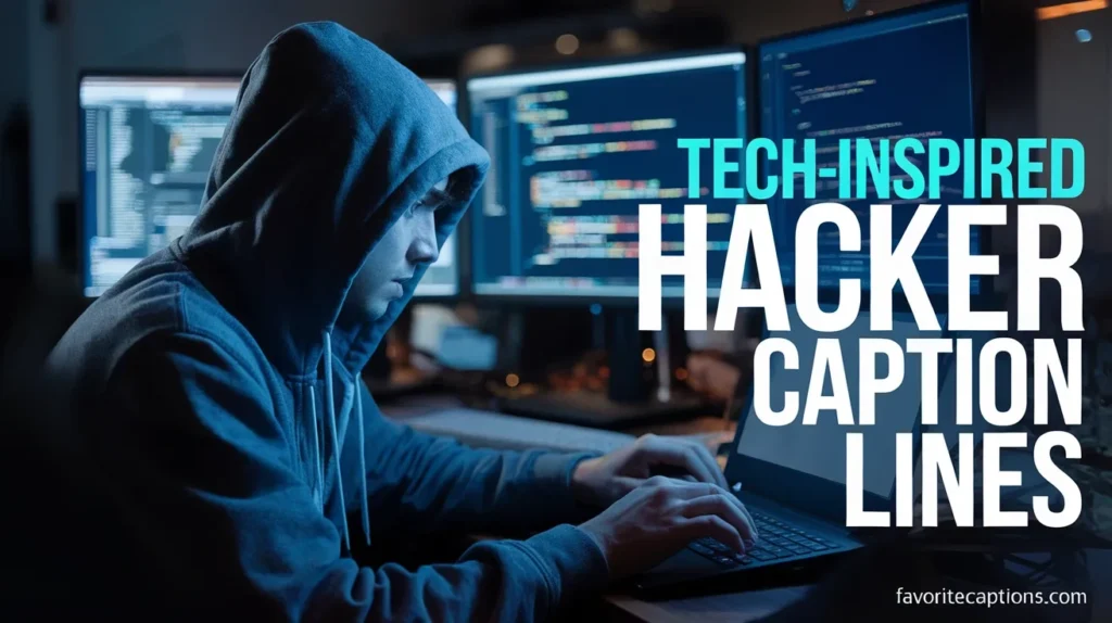 Tech-Inspired Hacker Caption Lines