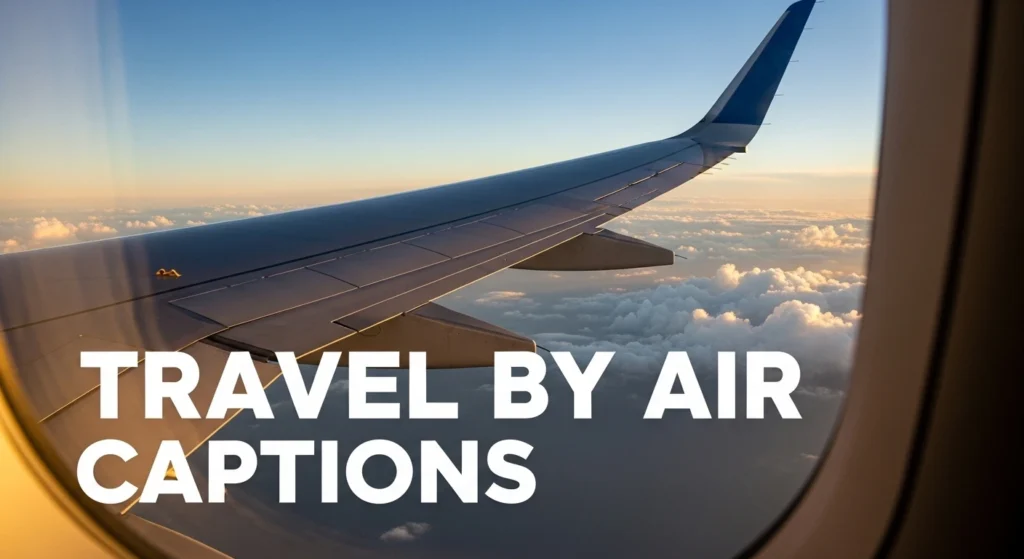Travel by Air Captions