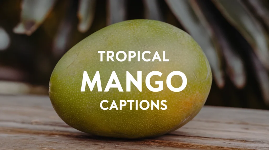 Tropical Mango Captions