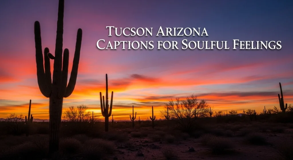 Tucson Arizona Captions for Soulful Feelings