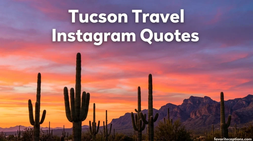 Tucson Travel Instagram Quotes