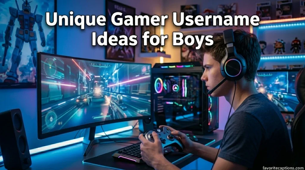 Unique Gamer Username Ideas for Boys