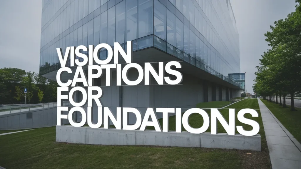 Vision Captions for Foundations