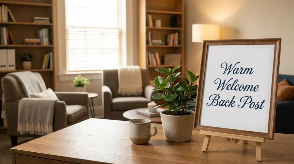 Warm Welcome Back Post