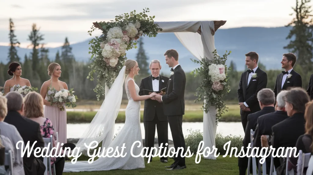 Wedding Guest Captions for Instagram