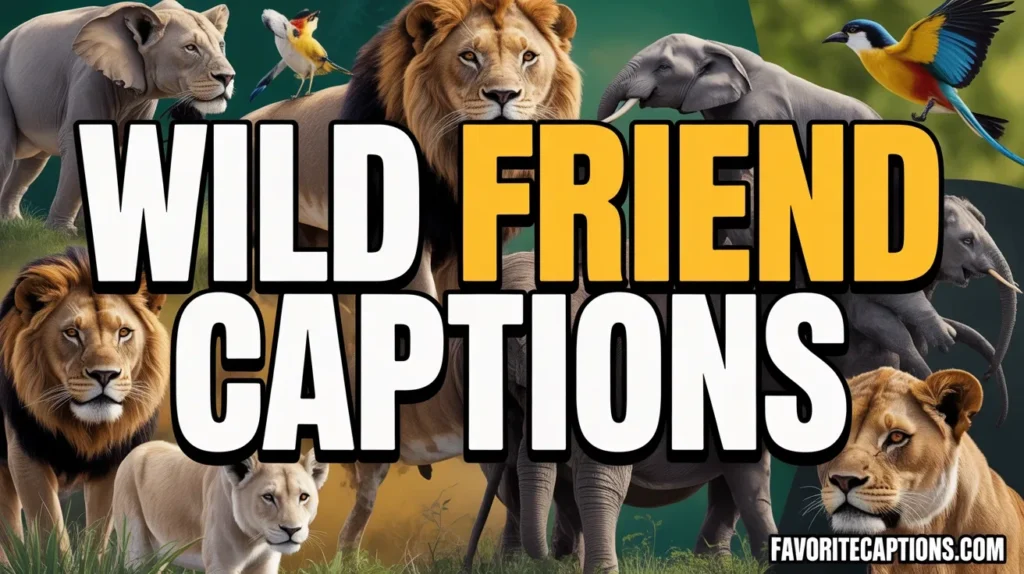 Wild Friend Captions