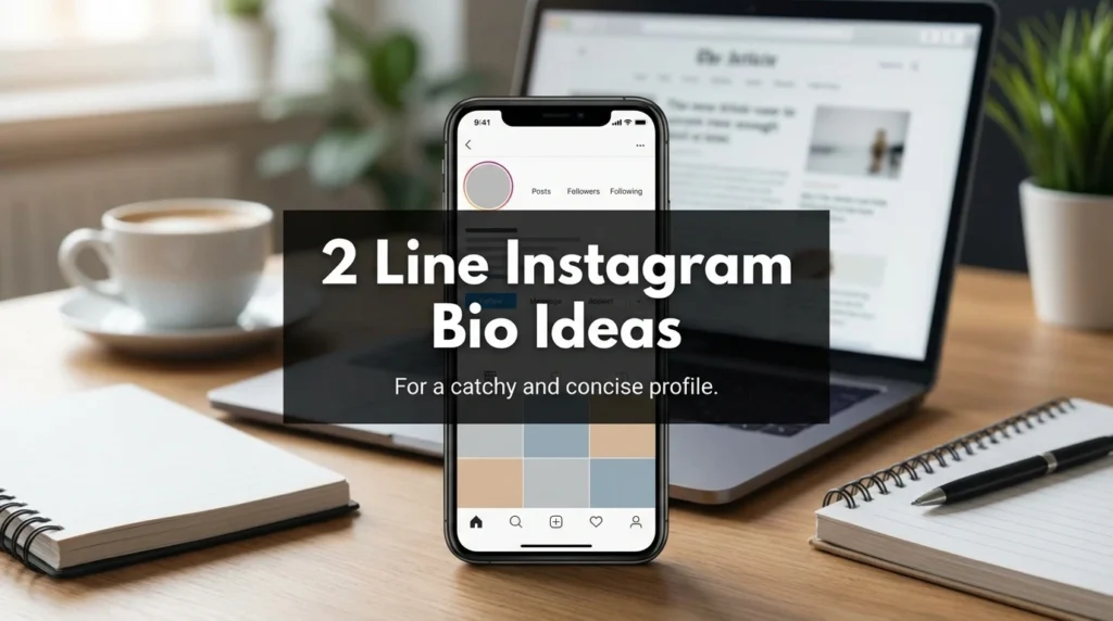 2 Line Instagram Bio Ideas