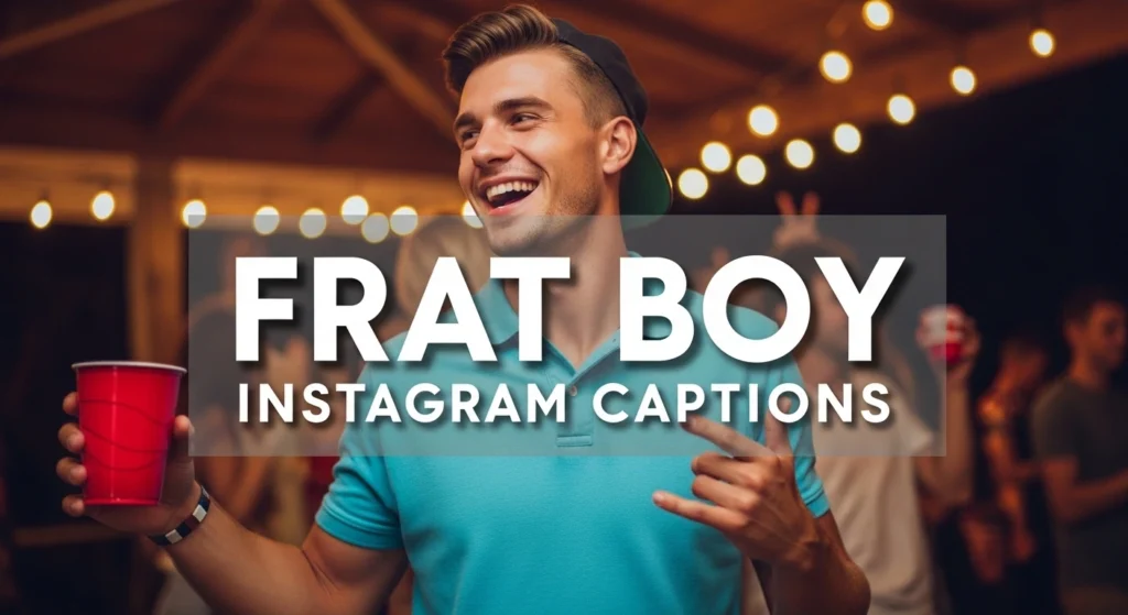Frat Boy Instagram Captions