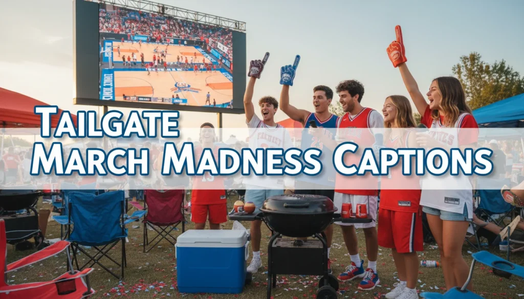 Tailgate March Madness Captions