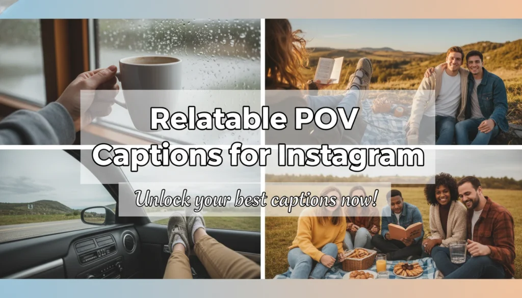 Relatable POV Captions for Instagram