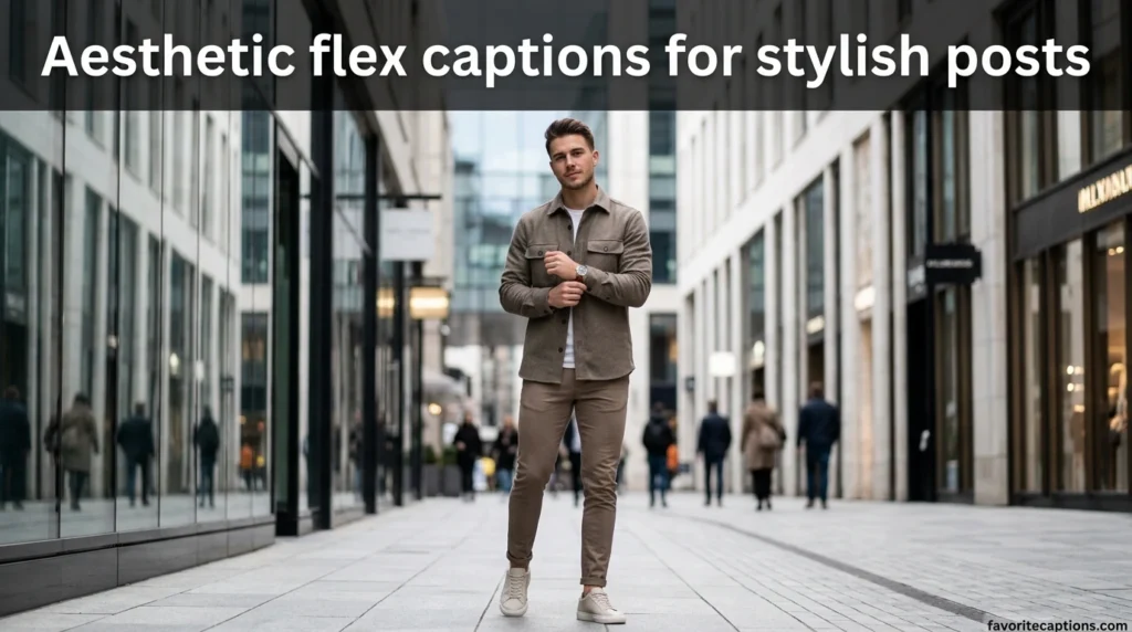 Aesthetic flex captions for stylish posts