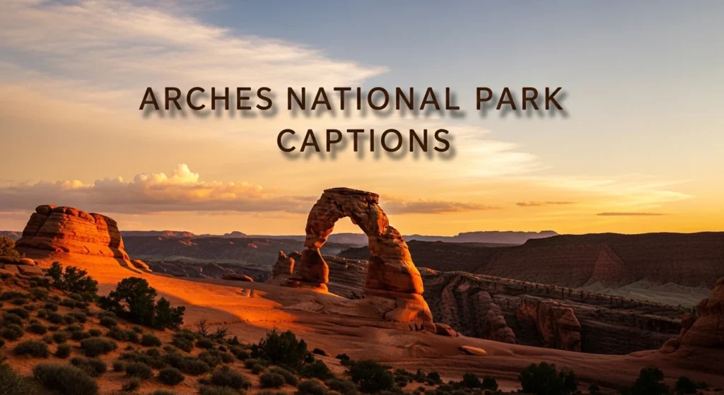 Arches National Park Captions