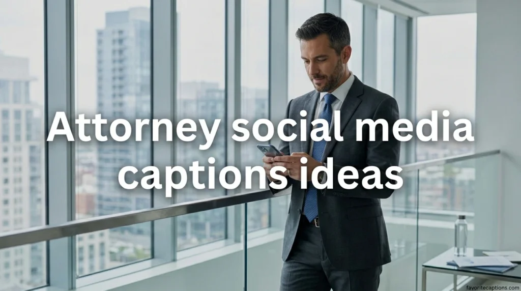 Attorney social media captions ideas