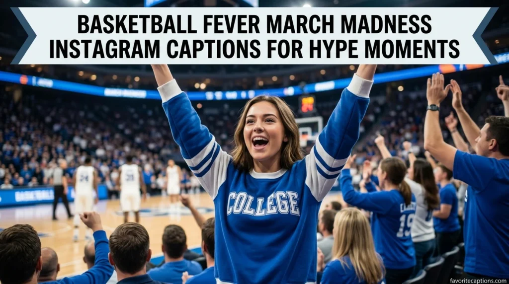 Basketball fever march madness instagram captions for hype moments