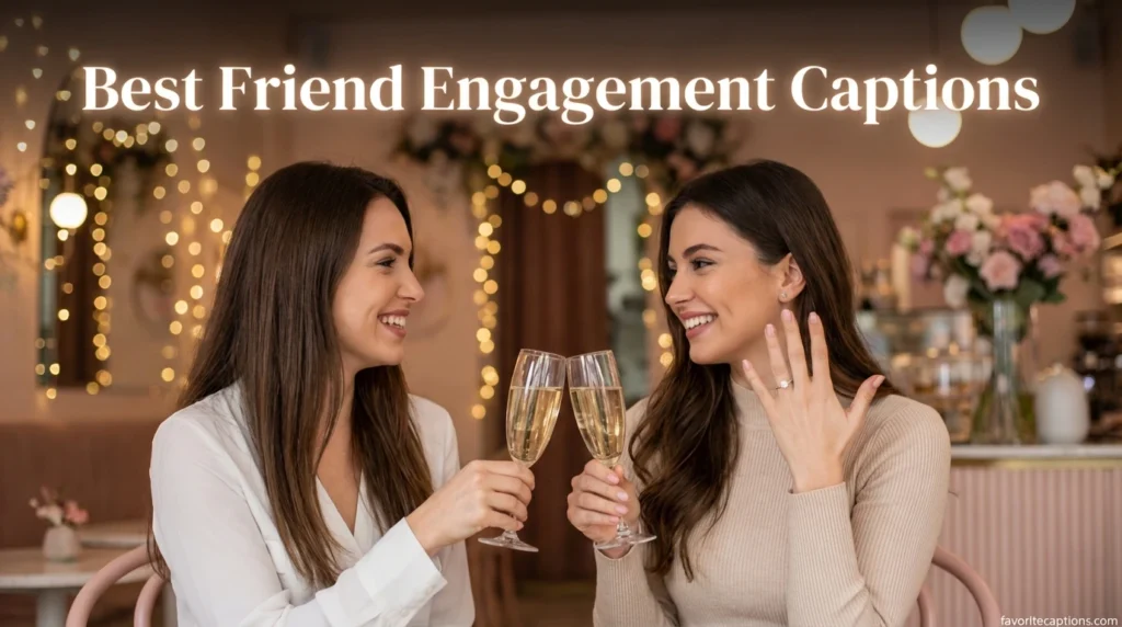 Best Friend Engagement Captions