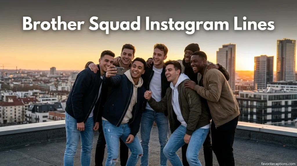 Brother Squad Instagram Lines