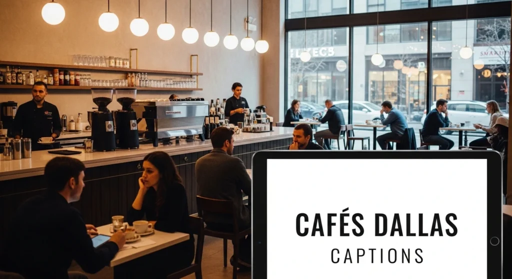 Cafes Dallas Captions