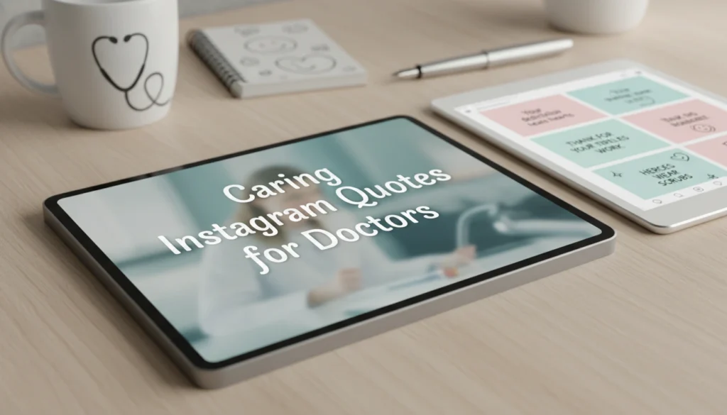 Caring Instagram Quotes for Doctors