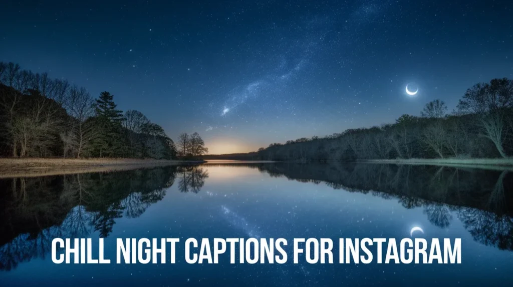 Chill Night Captions for Instagram