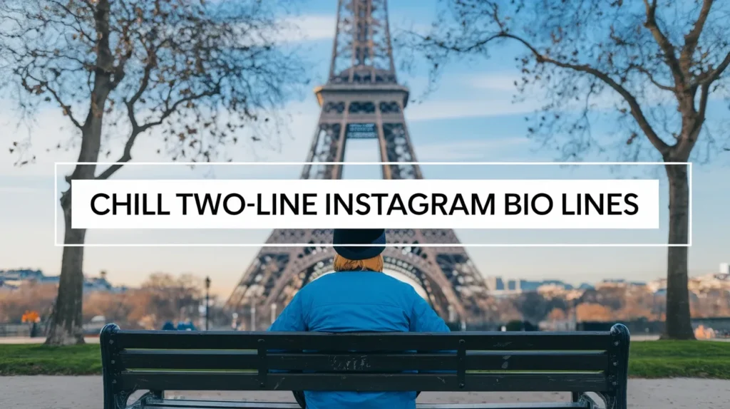 Chill Two-Line Instagram Bio Lines