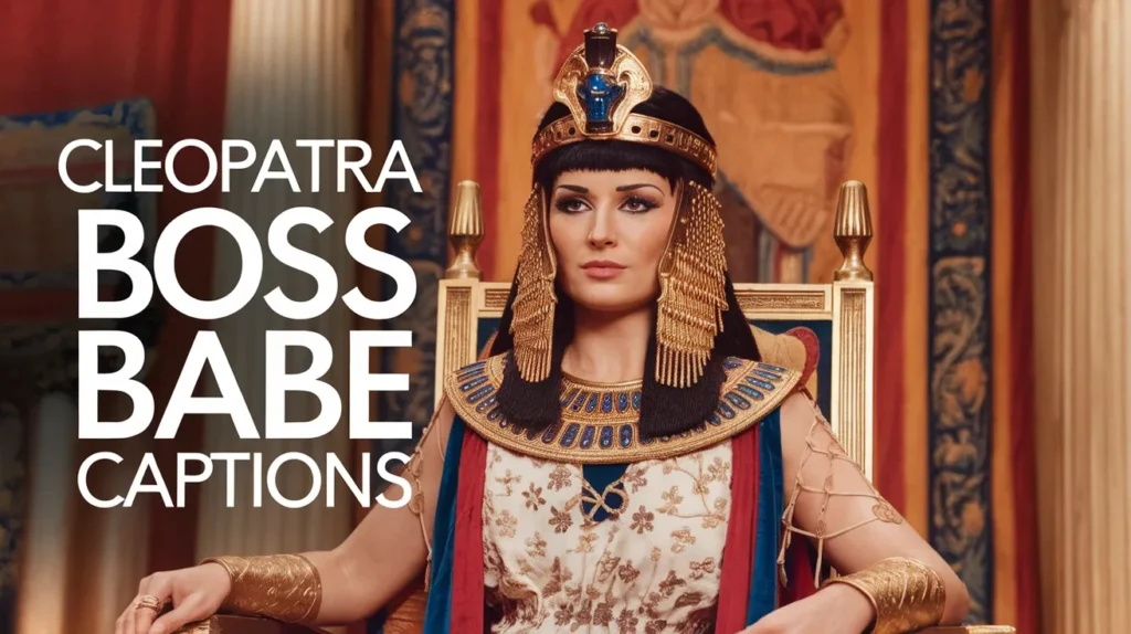 Cleopatra Boss Babe Captions