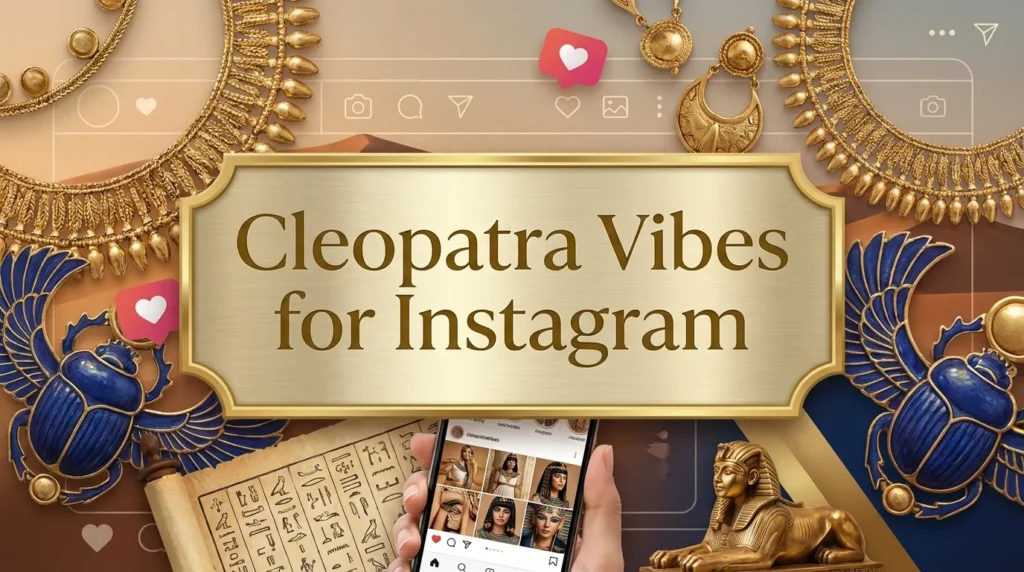 Cleopatra Vibes for Instagram