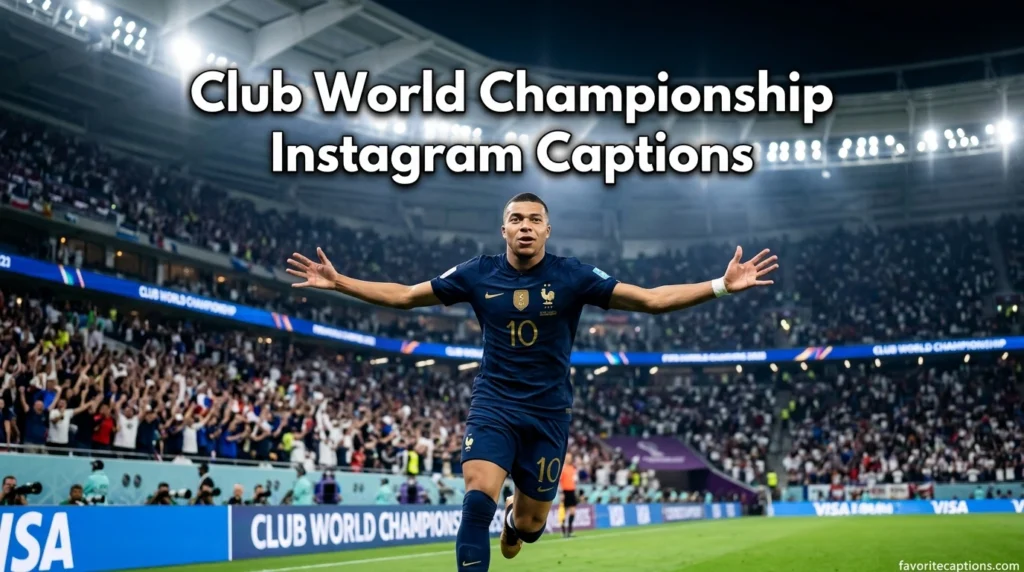 Club World Championship Instagram Captions