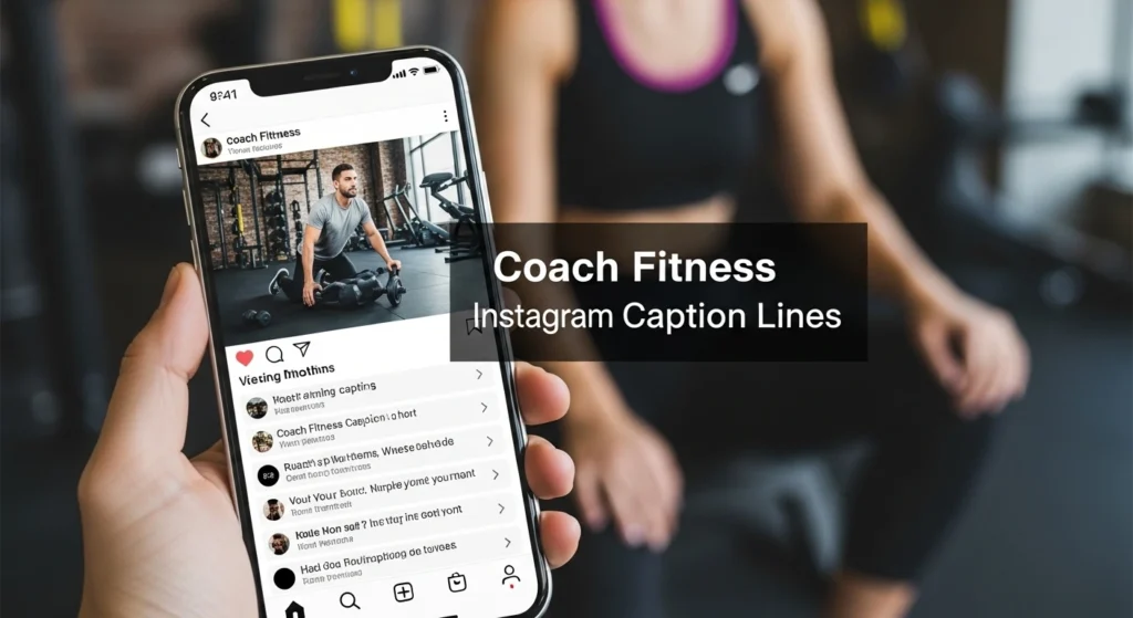 Coach Fitness Instagram Caption Lines