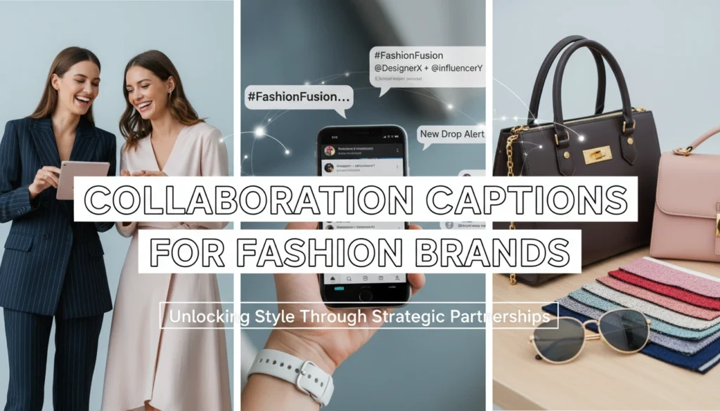 Collaboration Captions for Fashion Brands