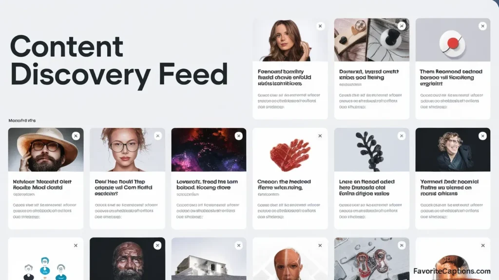 Content Discovery Feed