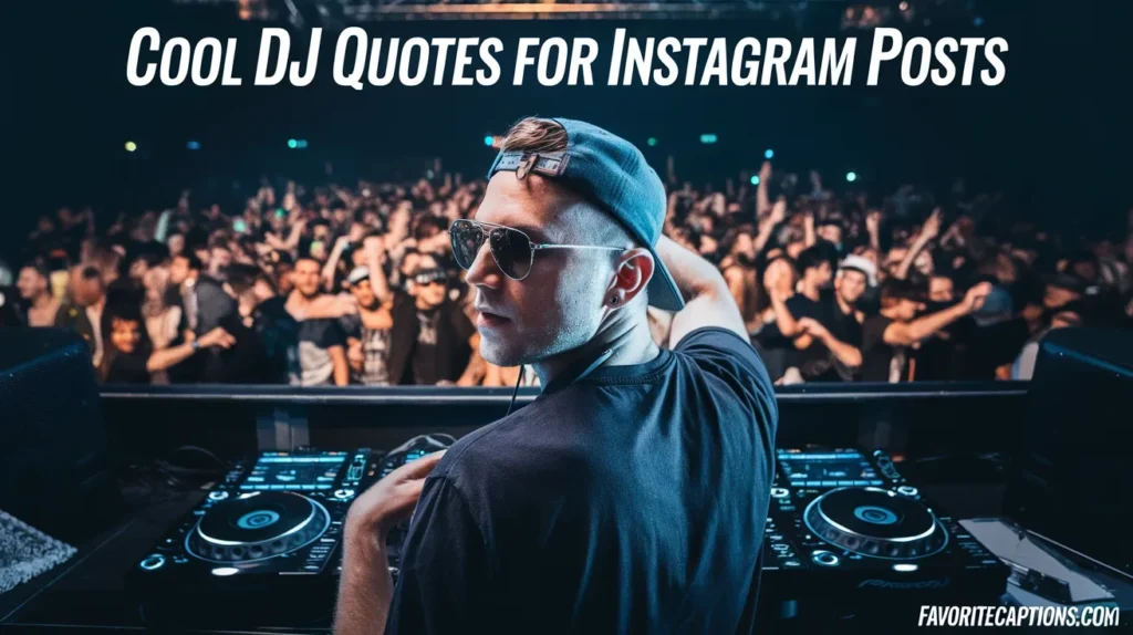 Cool DJ Quotes for Instagram Posts