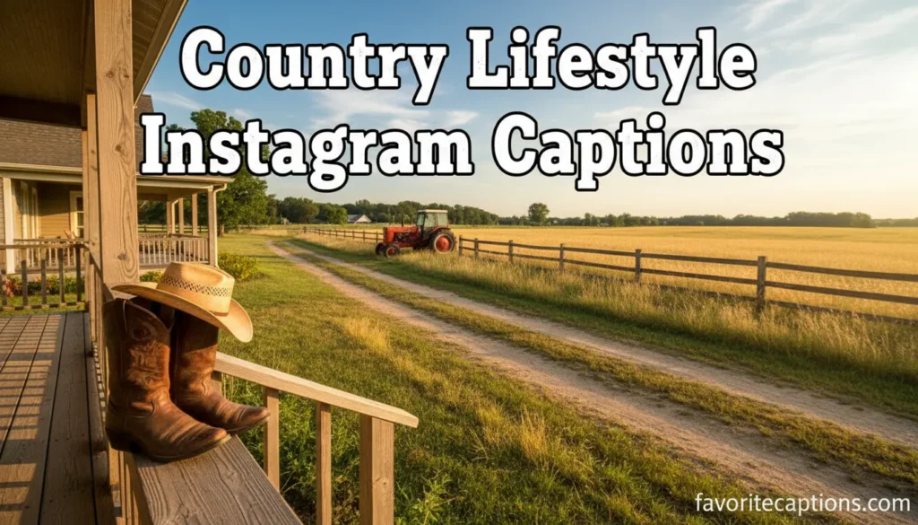 Country Lifestyle Instagram Captions