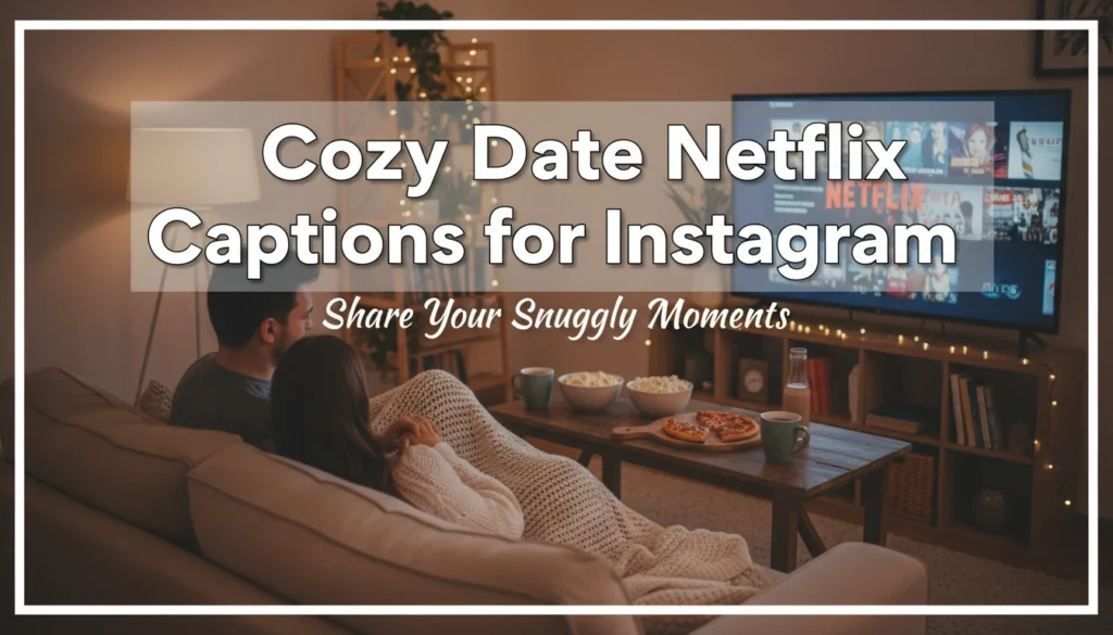 Cozy Date Netflix Captions for Instagram