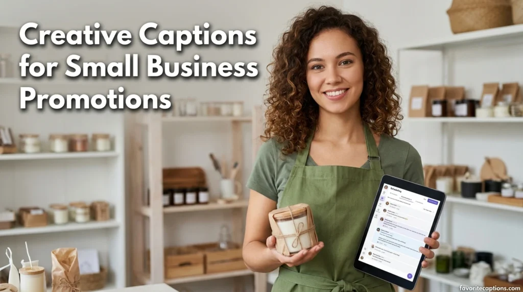 Creative Captions for Small Business Promotions